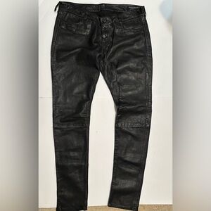 All Saints Leather Pants, MAURITIUS Size 30